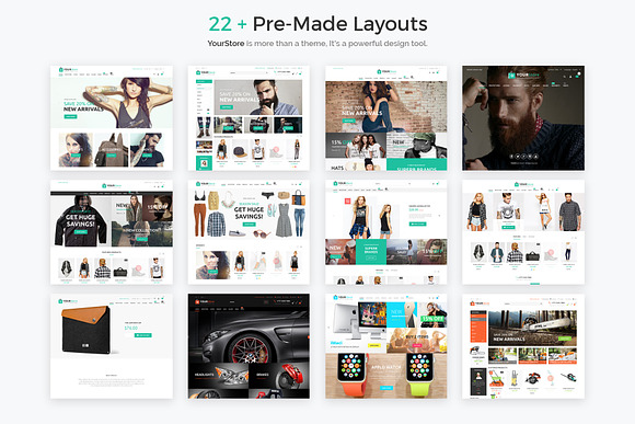 YourStore Multipurpose Magento theme in Magento Themes - product preview 1