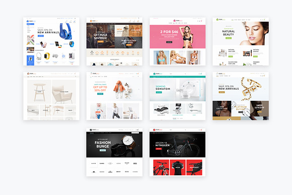 YourStore Multipurpose Magento theme in Magento Themes - product preview 2