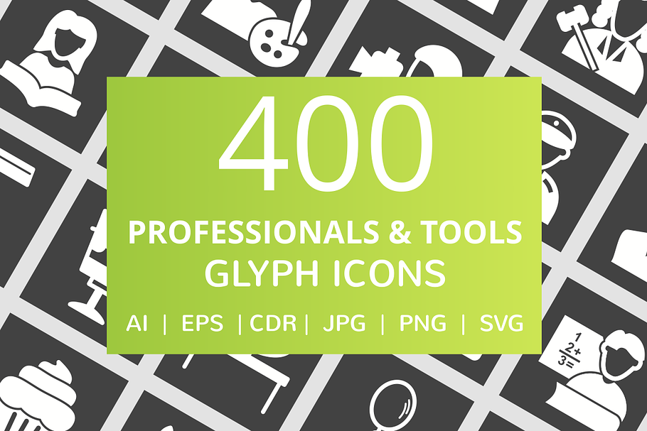 400 Professional & Tools Glyph Icon
