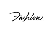 Fashion vector lettering