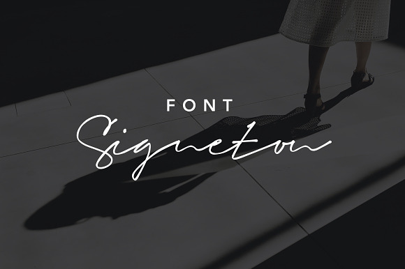 Signeton Signature Font in Signature Fonts - product preview 10