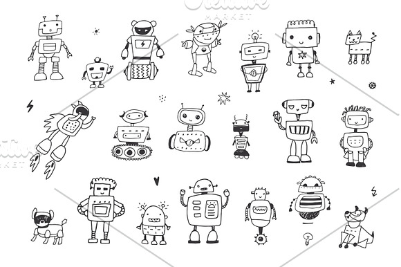 Like a Robot in Illustrations - product preview 1