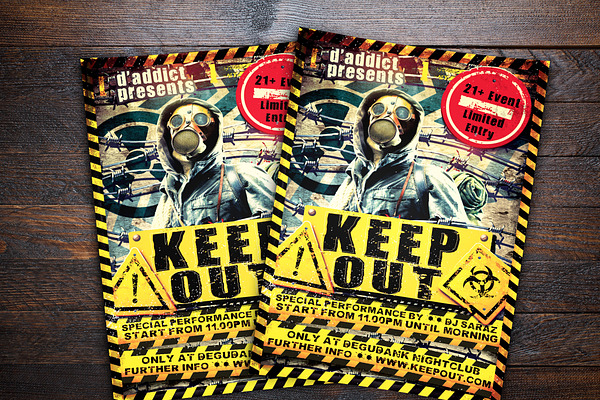 Keep Out Music Flyer