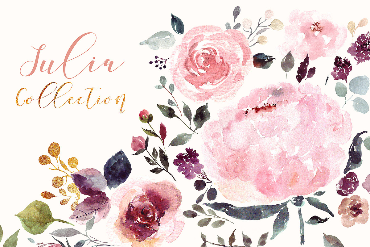 Giant Julia Watercolor Collection in Illustrations - product preview 8