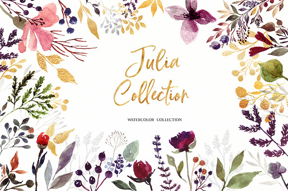 Giant Julia Watercolor Collection in Illustrations - product preview 4