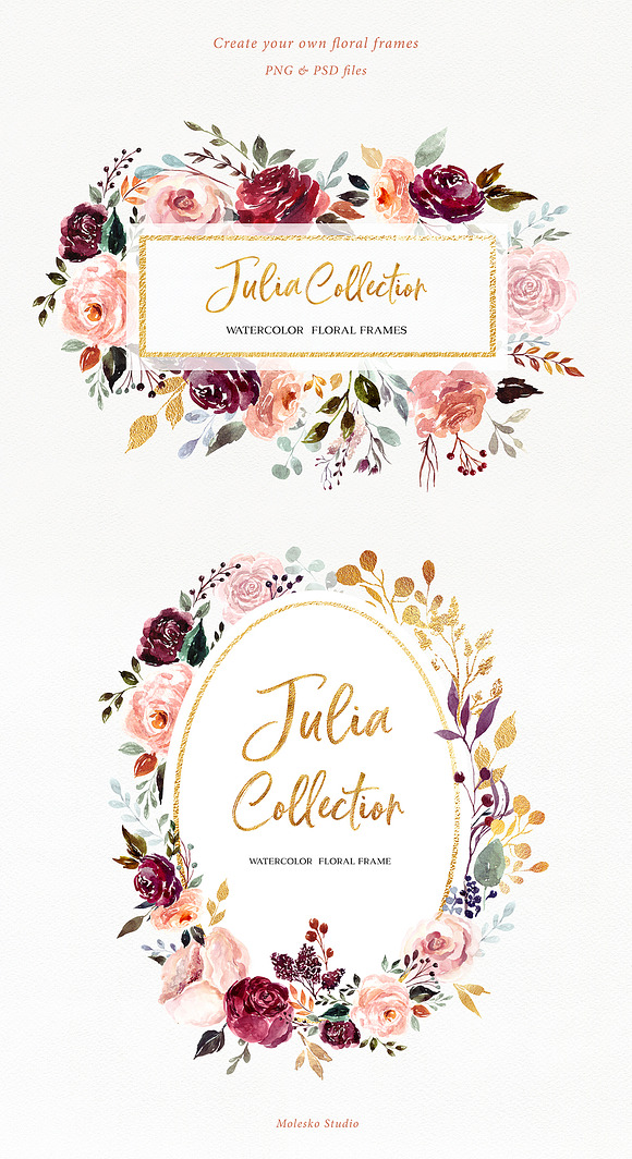 Giant Julia Watercolor Collection in Illustrations - product preview 11