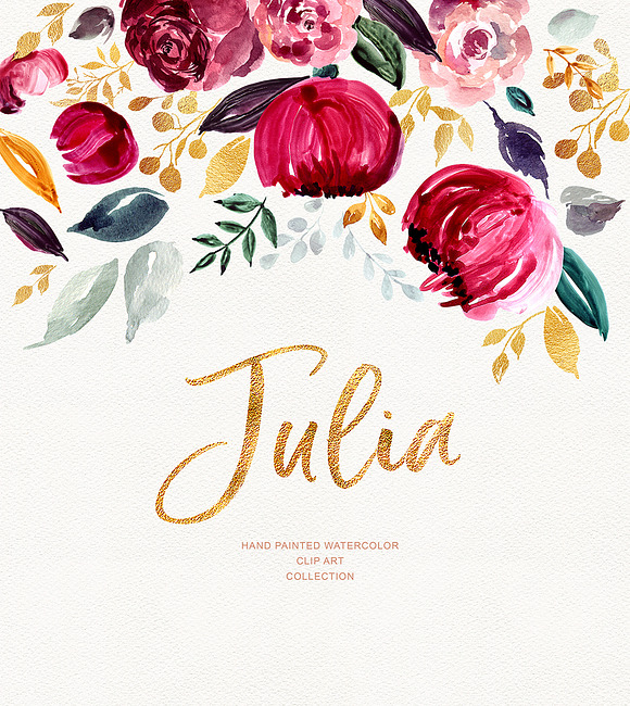 Giant Julia Watercolor Collection in Illustrations - product preview 16