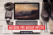 MacBook PSD Mockup Hipster