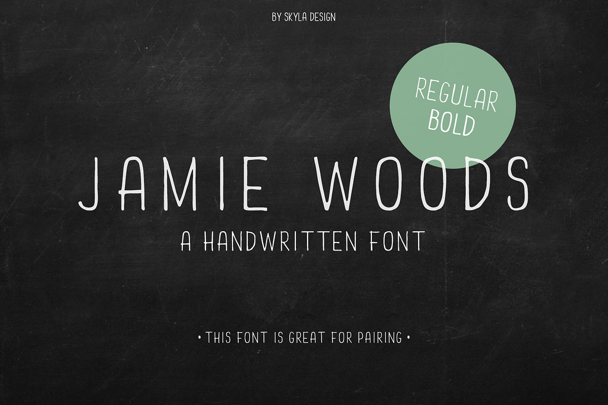 Jamie Woods condensed font in Comic Sans Fonts - product preview 8