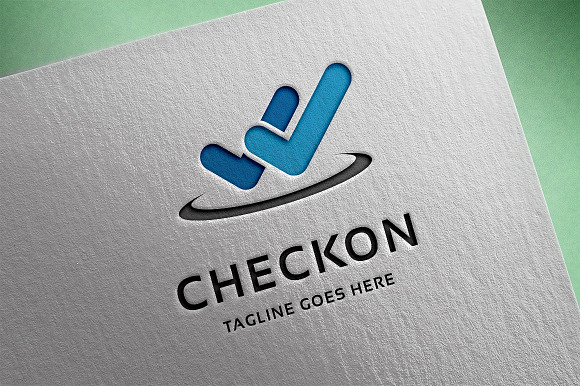 Checkon Logo in Logo Templates - product preview 4