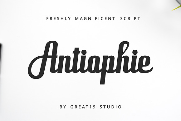 Antiophie script in Script Fonts - product preview 4