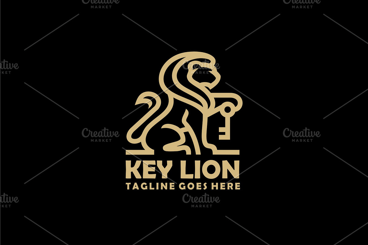 Key Lion in Logo Templates - product preview 8