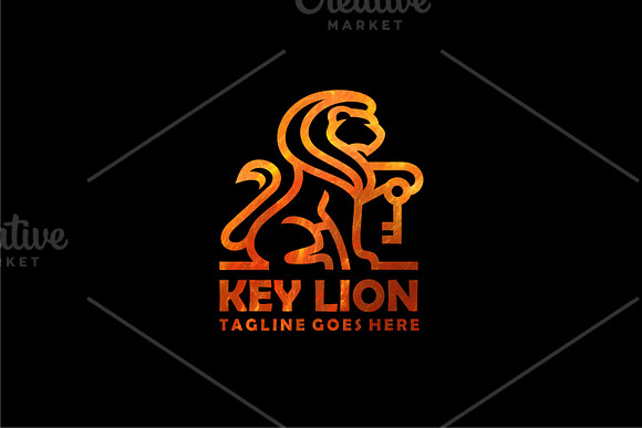 Key Lion in Logo Templates - product preview 2