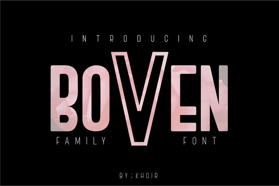 BOVEN in Sans-Serif Fonts - product preview 8
