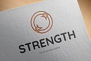 Strength Logo Template