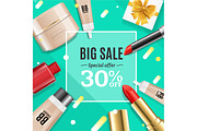 Cosmetic Big Sale Banner