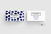 Blueberry Business Card Template