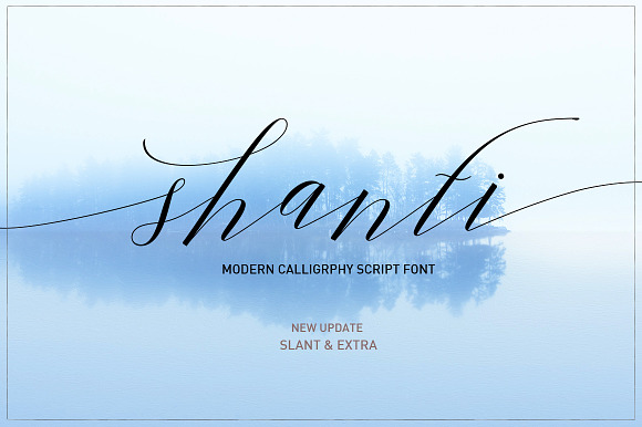 Shanti Script in Script Fonts - product preview 6