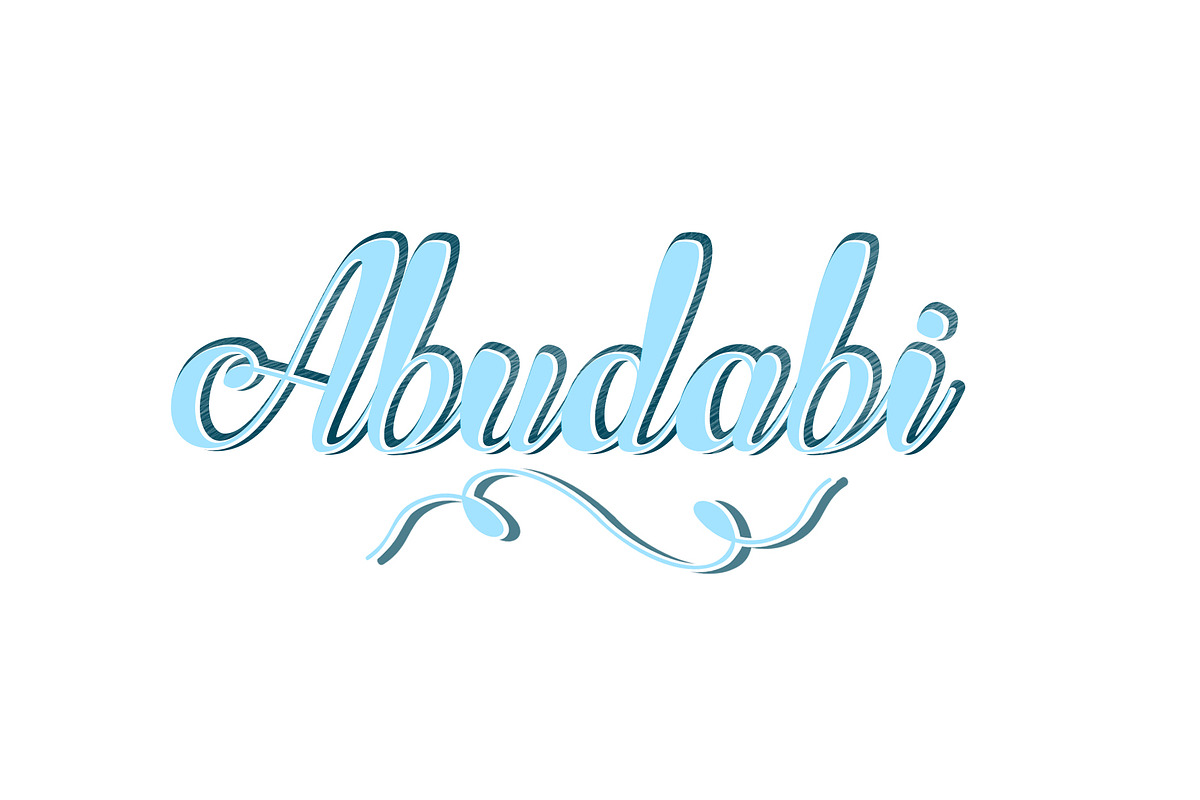 Abudabi SALE in Script Fonts - product preview 8