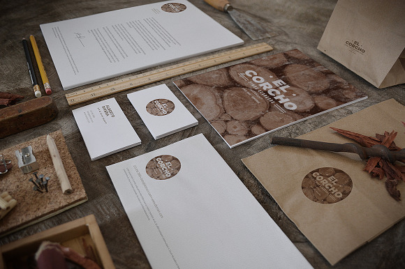 Crafted Identity Mock-ups in Branding Mockups - product preview 1