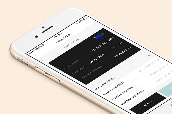 Monobrand iOS UI Kit in UI Kits and Libraries - product preview 2