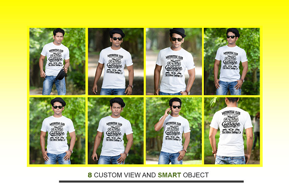 Man T-shirt Mock-ups Vol: 2 in Product Mockups - product preview 4