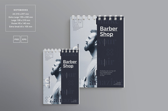 Branding Pack | Barber Shop in Branding Mockups - product preview 9