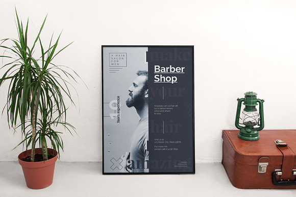 Print Pack | Barber Shop in Templates - product preview 5