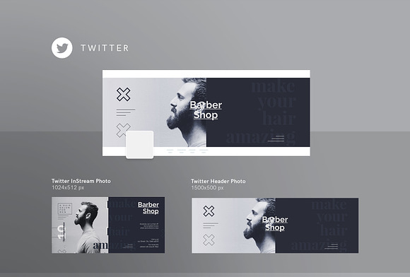 Promo Bundle | Barber Shop in Templates - product preview 4