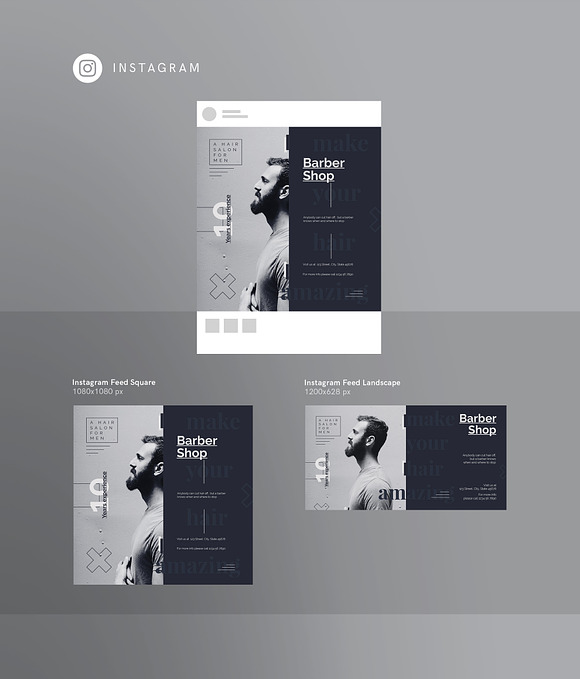 Promo Bundle | Barber Shop in Templates - product preview 14