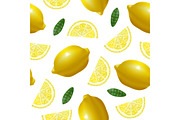  Lemon  Pattern Background.