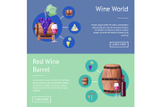 Wine World and Wooden Barrels