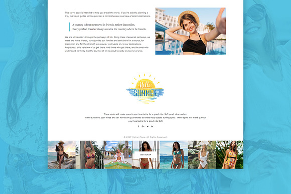 Summer Holiday - Travel Blog in WordPress Blog Themes - product preview 4