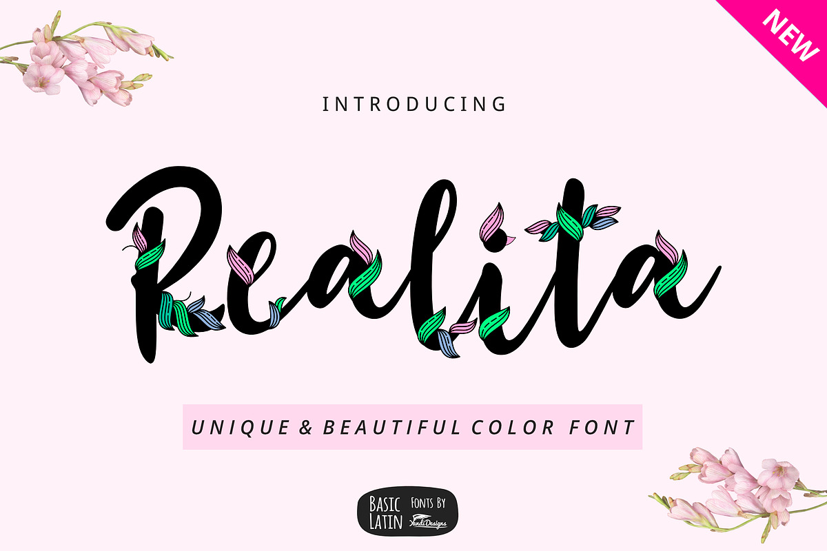 Realita Color Font in Colorful Fonts - product preview 8