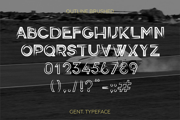 Gent. Display brushed typeface. in Display Fonts - product preview 4