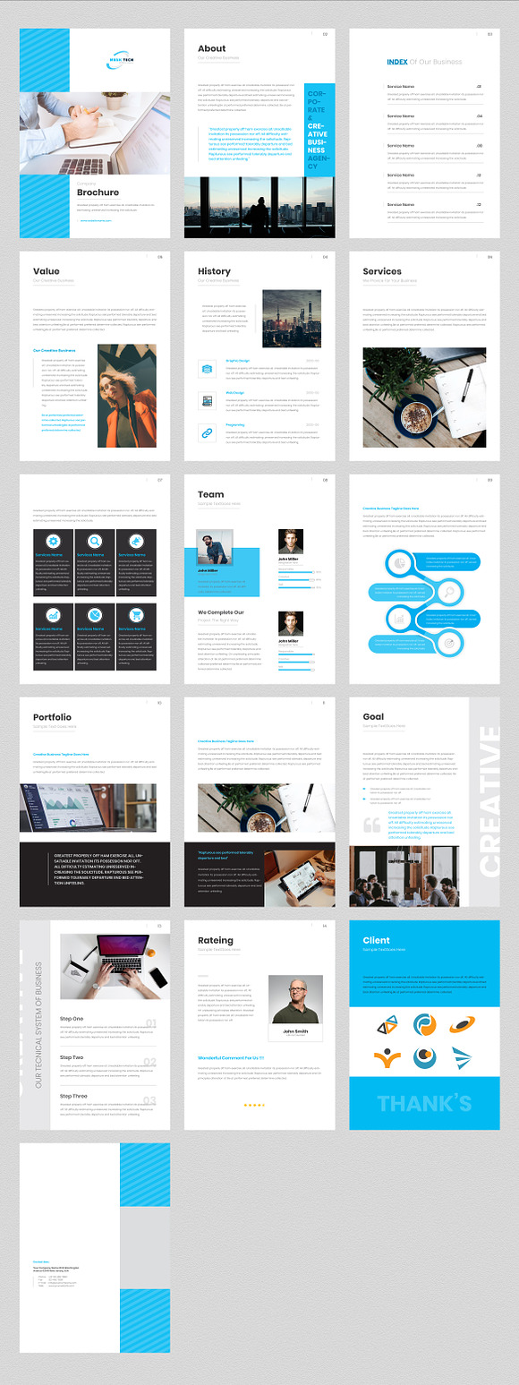 Business Brochure: 16 Pages in Brochure Templates - product preview 9