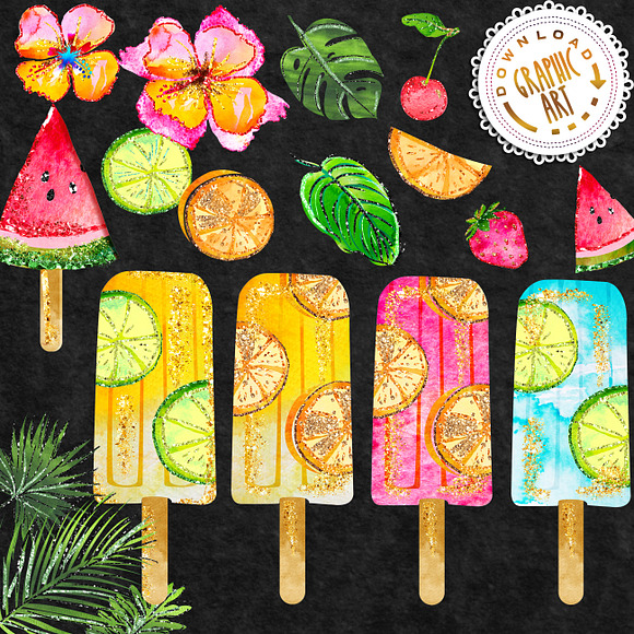 Ice Lollies in Illustrations - product preview 1
