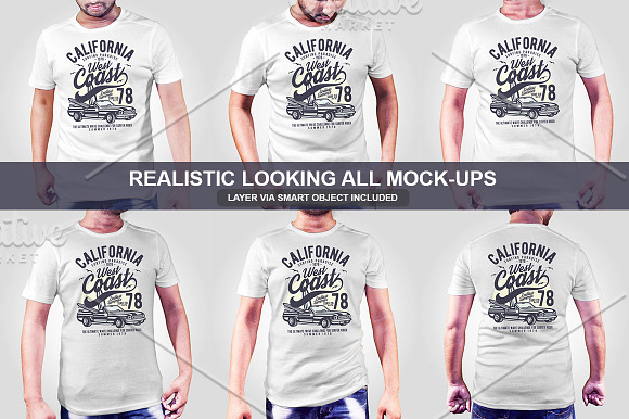 T-shirt Mock-Up Vol: 2 in Product Mockups - product preview 1