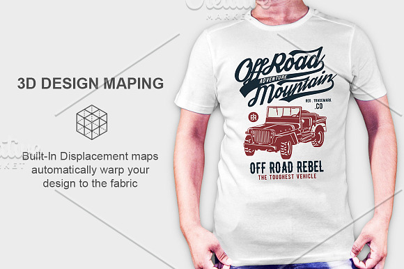 T-shirt Mock-Up Vol: 2 in Product Mockups - product preview 2