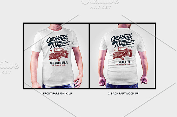 T-shirt Mock-Up Vol: 2 in Product Mockups - product preview 3