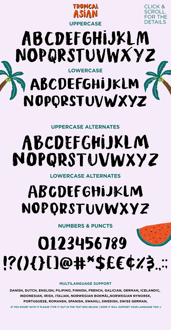 Tropical Asian - Organic Brush Font in Display Fonts - product preview 4