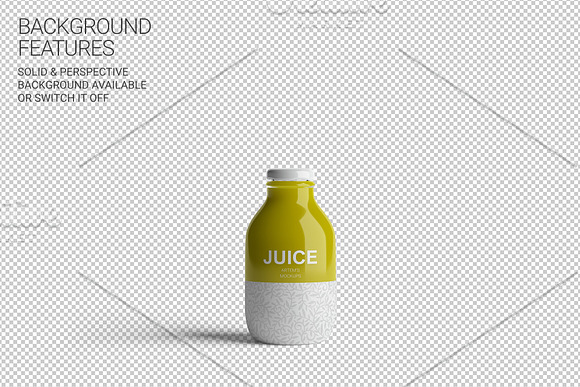 Juice Bottle Mockup in Product Mockups - product preview 13