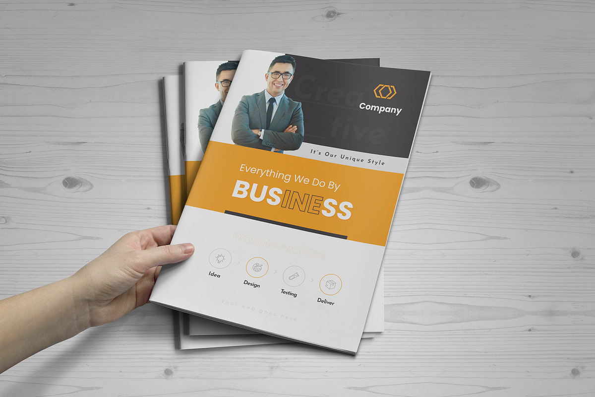 Business Brochure: 16 Pages in Brochure Templates - product preview 8