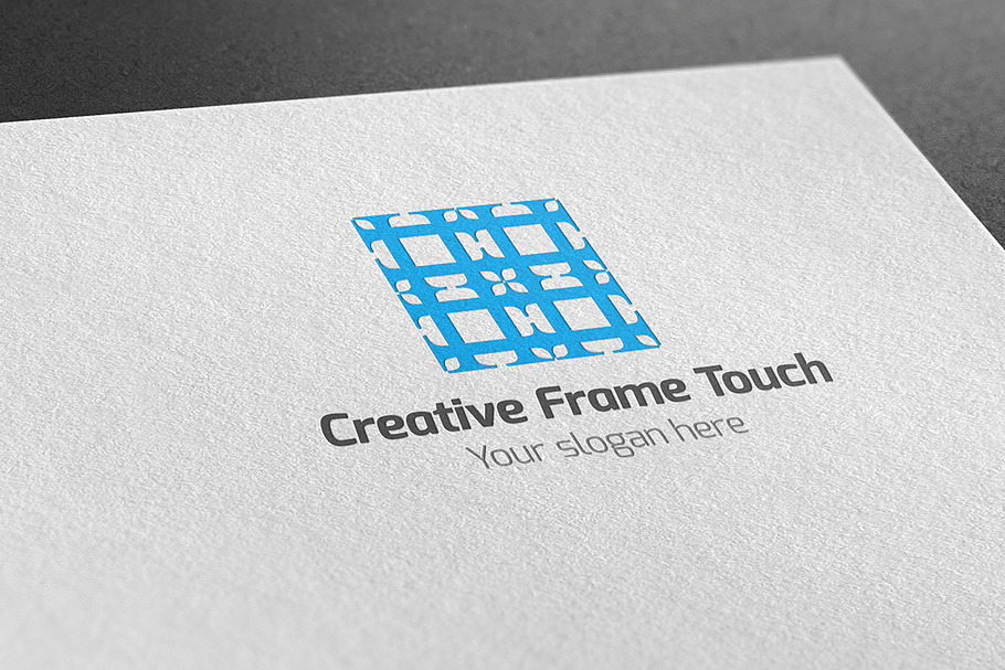 Creative Frame Touch Logo in Logo Templates - product preview 8