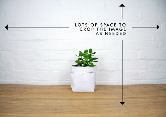 Fabric planter mockup with plant in Product Mockups - product preview 3