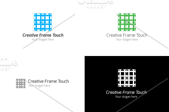 Creative Frame Touch Logo in Logo Templates - product preview 2