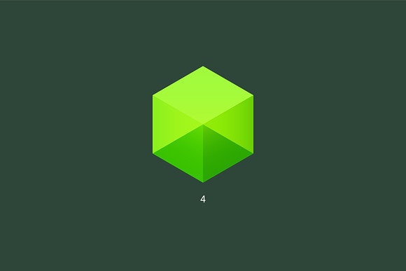 9 hexagons. Vector logo in Logo Templates - product preview 5