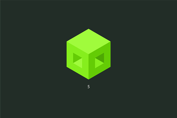 9 hexagons. Vector logo in Logo Templates - product preview 6