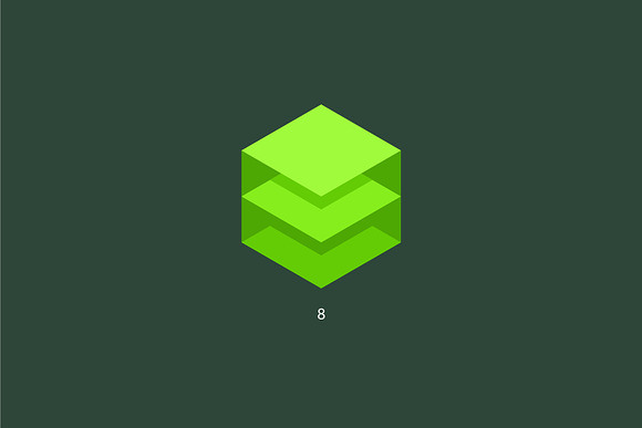 9 hexagons. Vector logo in Logo Templates - product preview 9