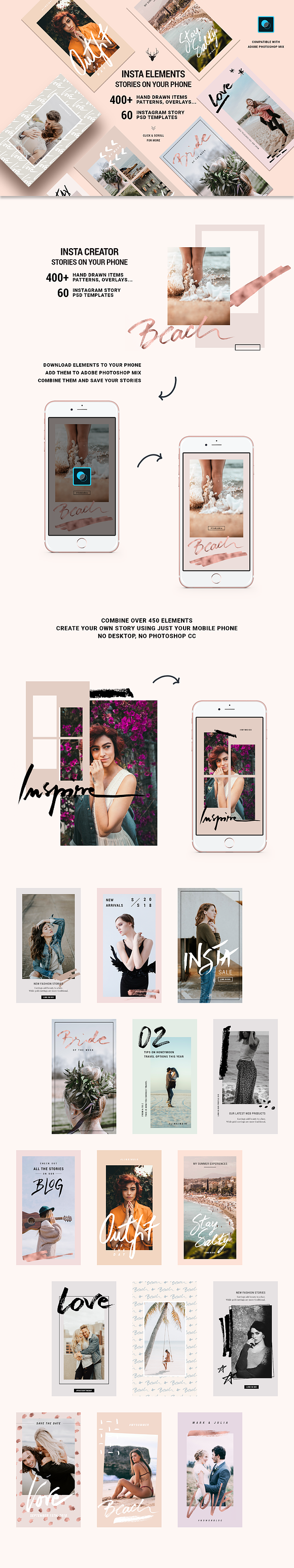 InstaElements Instagram Stories Kit in Instagram Templates - product preview 12